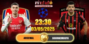 Soi Kèo Arsenal Vs Bournemouth 23h30, 03/05/2025 Premier League 5 Soi Kèo Arsenal Vs Bournemouth 23h30, 03/05/2025 Premier League