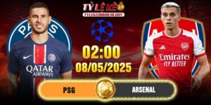 Soi kèo Paris Saint Germain vs Arsenal 02h00, 08/05/2025 Bán kết C1 14 PSG vs Arsenal