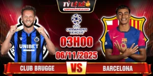 Soi kèo Club Brugge vs Barcelona, 3h ngày 06/11 - Vòng 4 Cúp C1 14 Club Brugge vs Barcelona