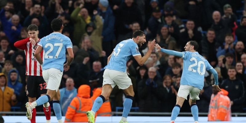 Đánh giá phong độ của cả Sunderland vs Man City